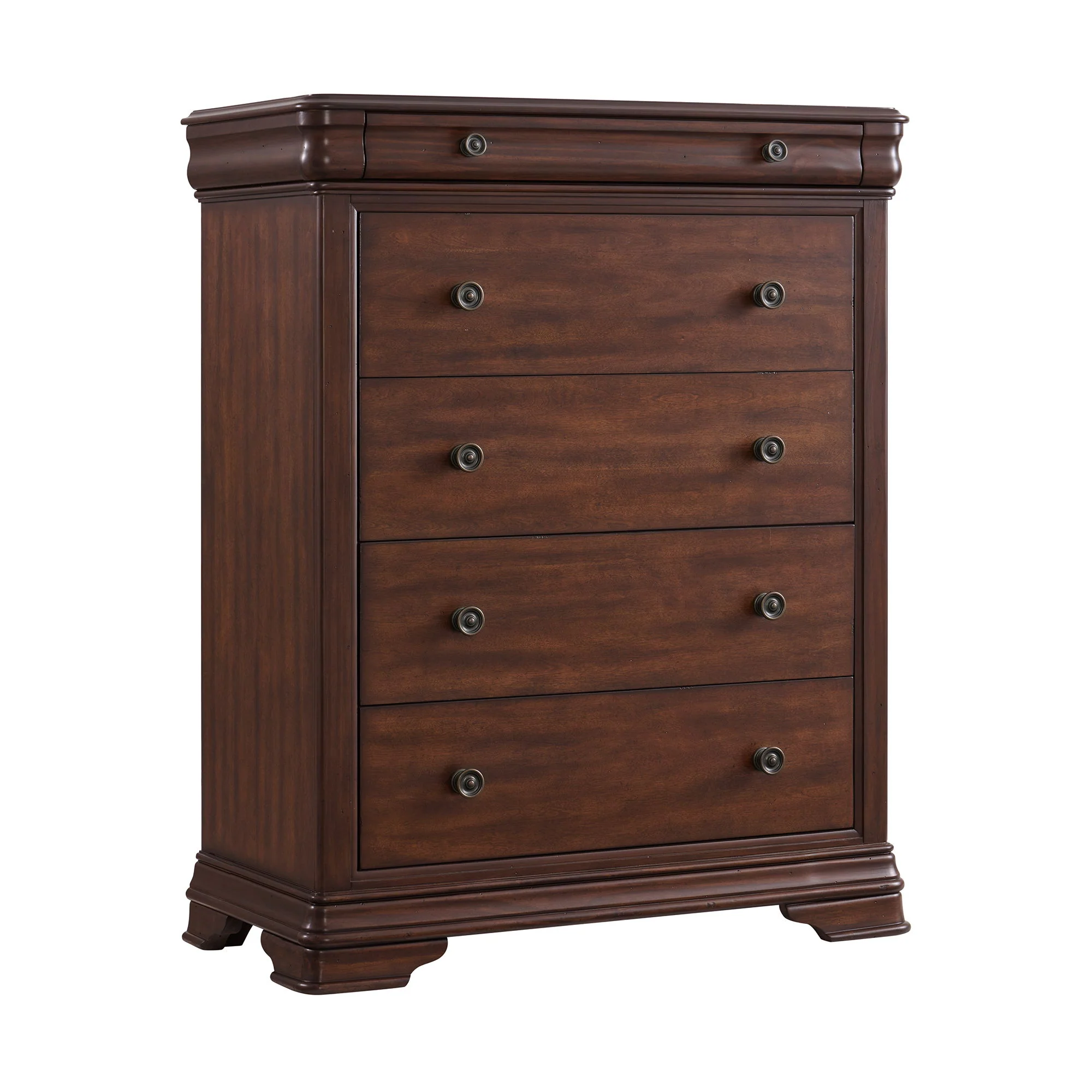 Phillipe - 5-Drawer Chest - Cherry - Image 1