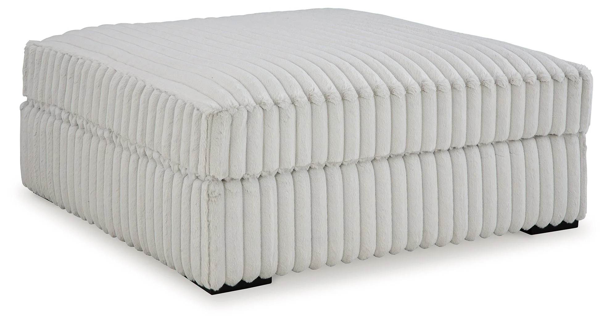 Stupendous - Oversized Accent Ottoman - Alloy - Image 1