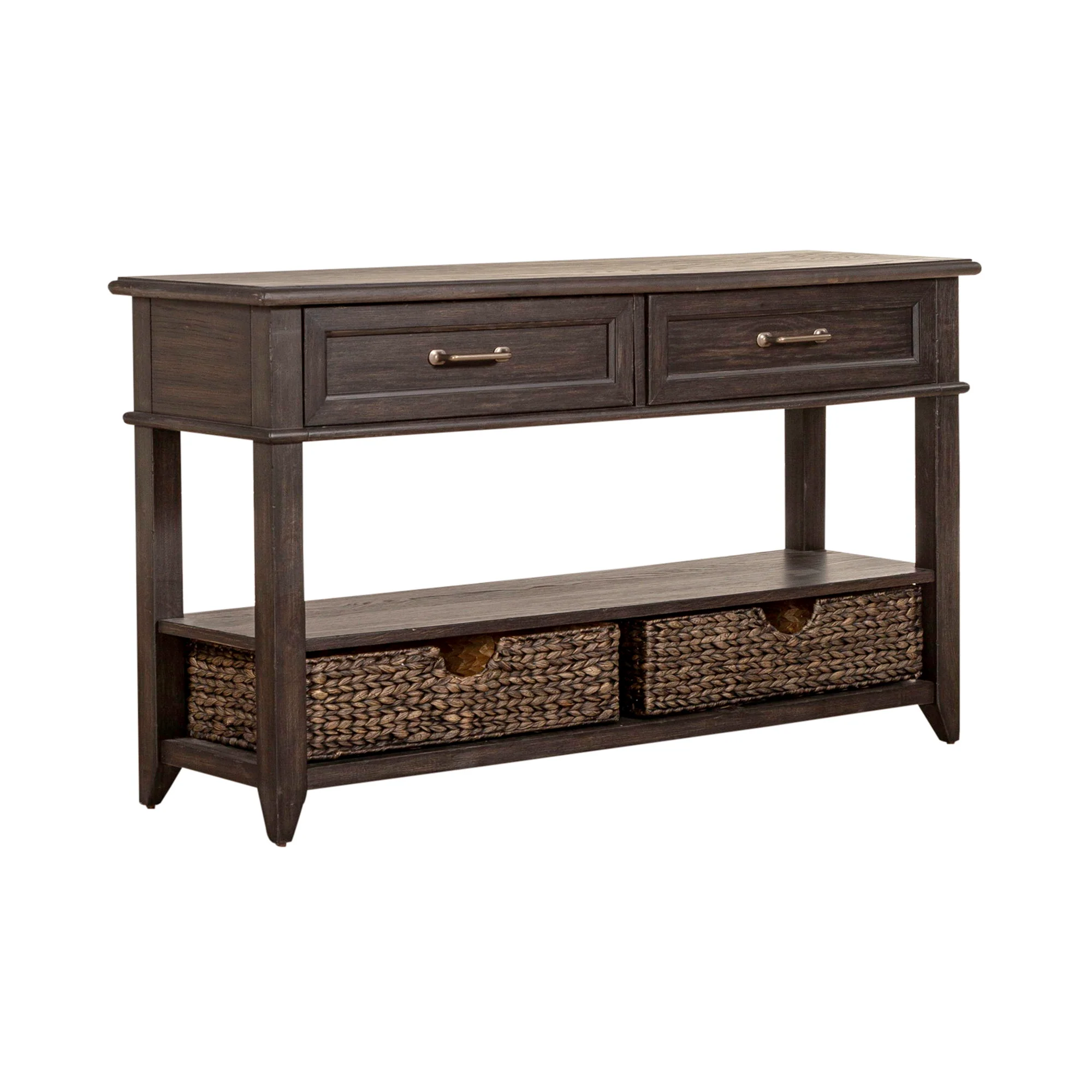 Mill Creek - 2 Drawer Sofa Table - Peppercorn - Image 2