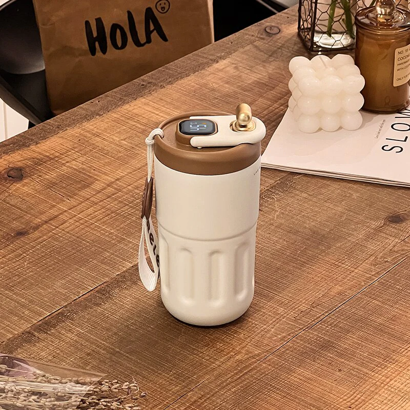 Portable Smart Stainless Steel Coffee Cup - Image 2