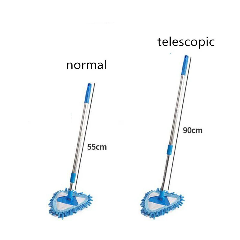 Rotatable Telescopic Stainless Steel Cleaning Mop - Image 3