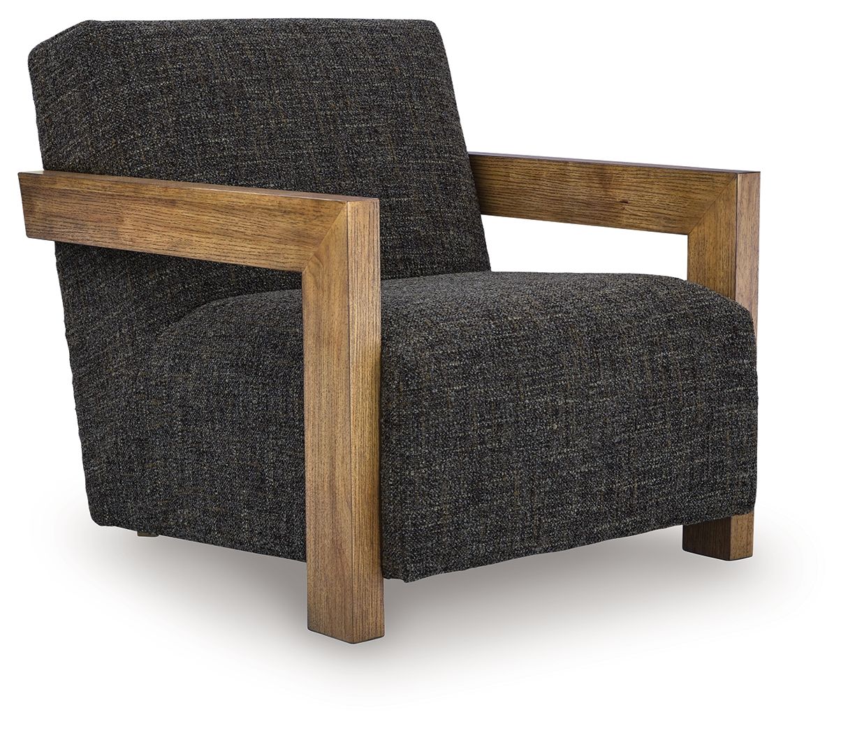 Dorney - Accent Chair - Charcoal / Brown - Image 1