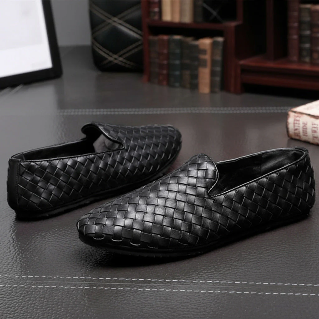 Japanese Style Casual Leather Slip-on Shoe - Image 2