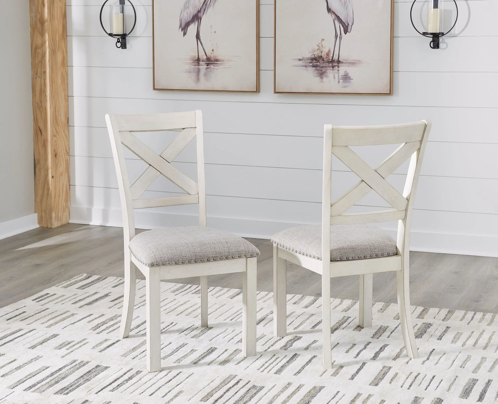 Robbinsdale - Dining Upholstered Side Chair (Set of 2) - Antique White - Image 2