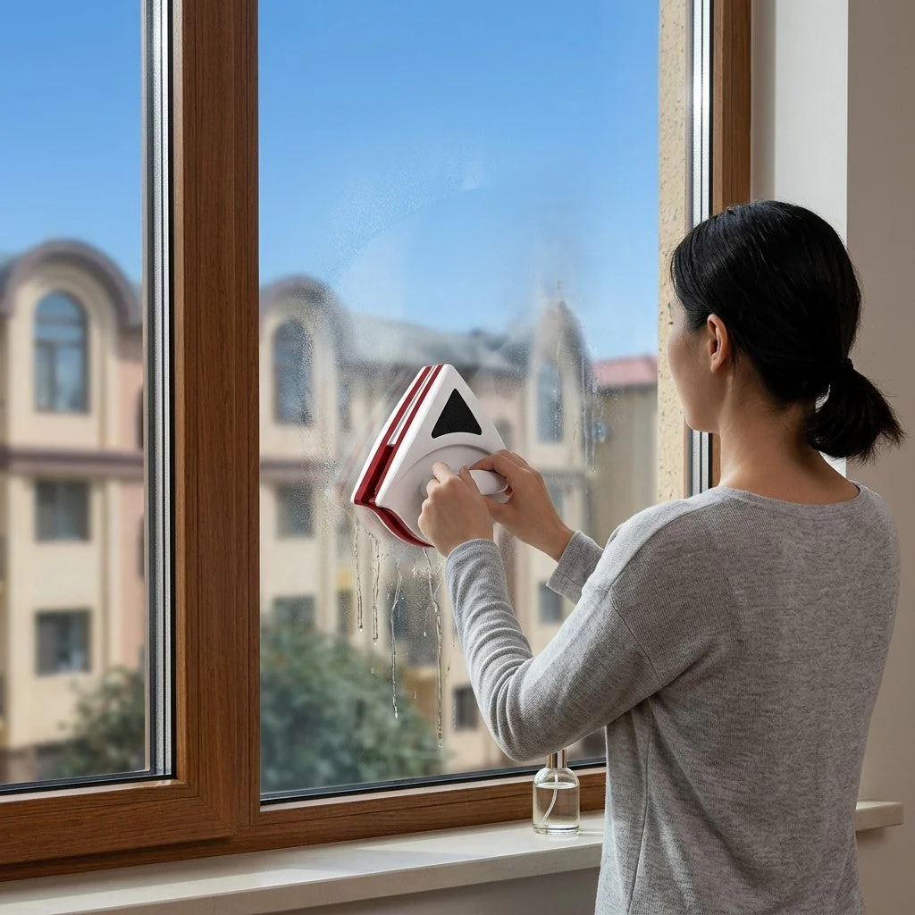 Double Side Magnetic Window Cleaner Brush Tool - Image 2