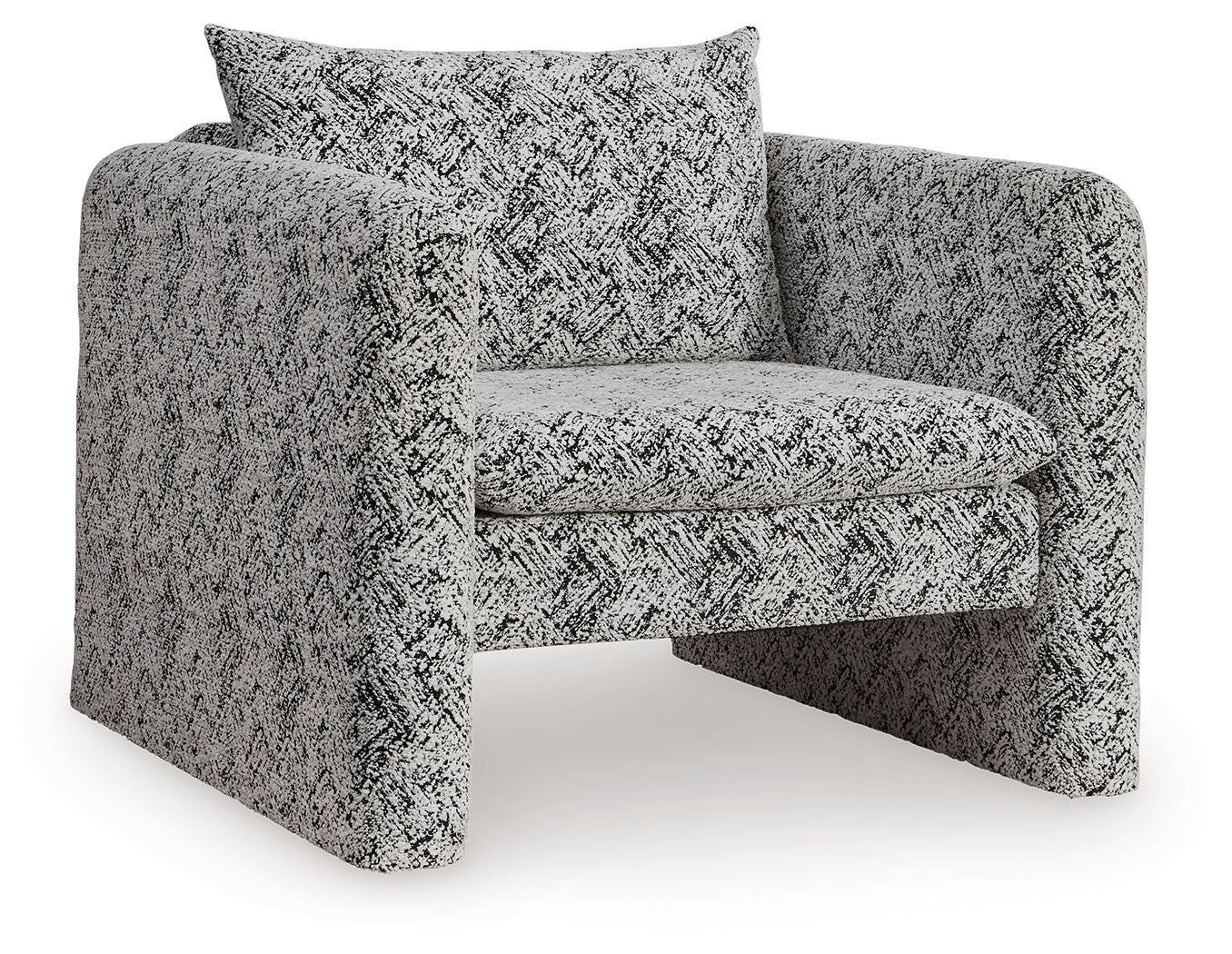 Kenbell – Accent Chair – Black / White