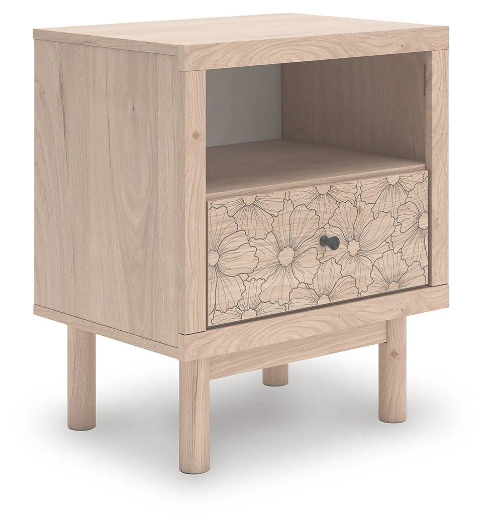 Arloster – One Drawer Night Stand – Tan