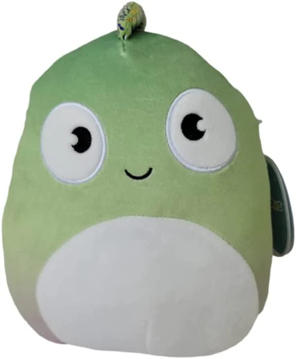 Squishmallows Denton The Chameleon Squishy Soft 8in Colorful Crew Plush - Image 1