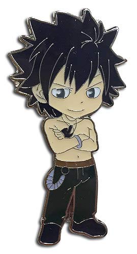 Fairy Tail SD Gray Anime Enamel Pin - Image 1