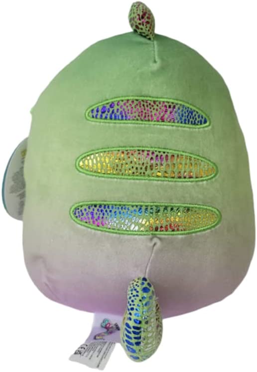 Squishmallows Denton The Chameleon Squishy Soft 8in Colorful Crew Plush - Image 2