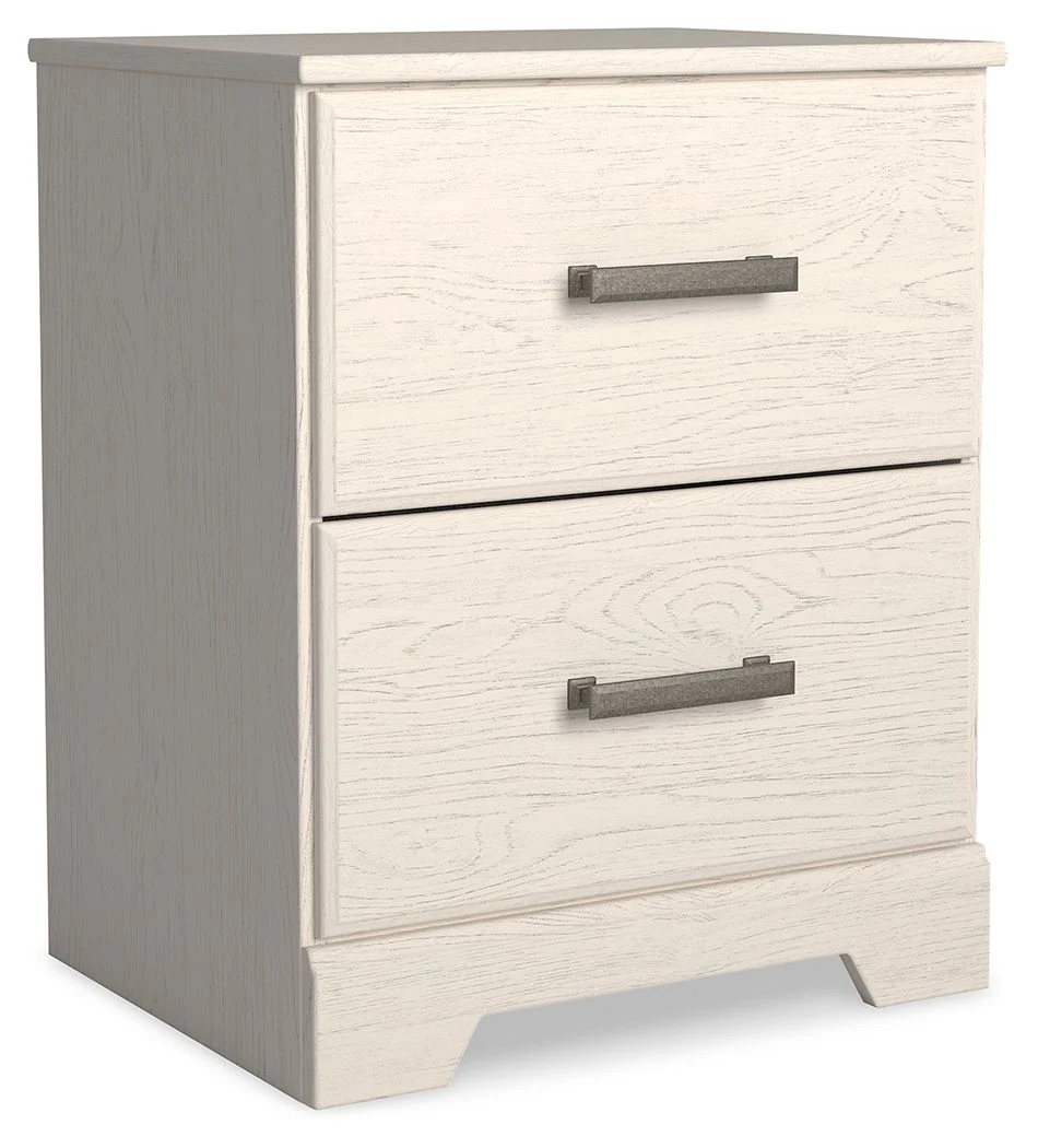 Stelsie – Two Drawer Night Stand – White
