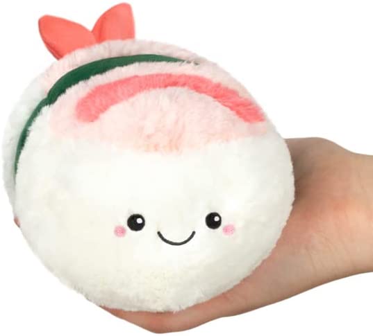 Squishable Snugglemi Snacker Shrimp Sushi 5'' Plush - Image 1