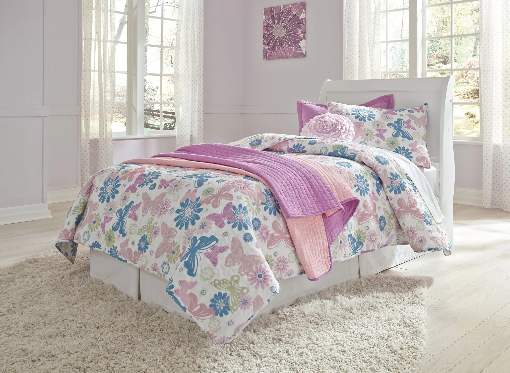 Anarasia – Sleigh Headboard With Bolt On Bed Frame