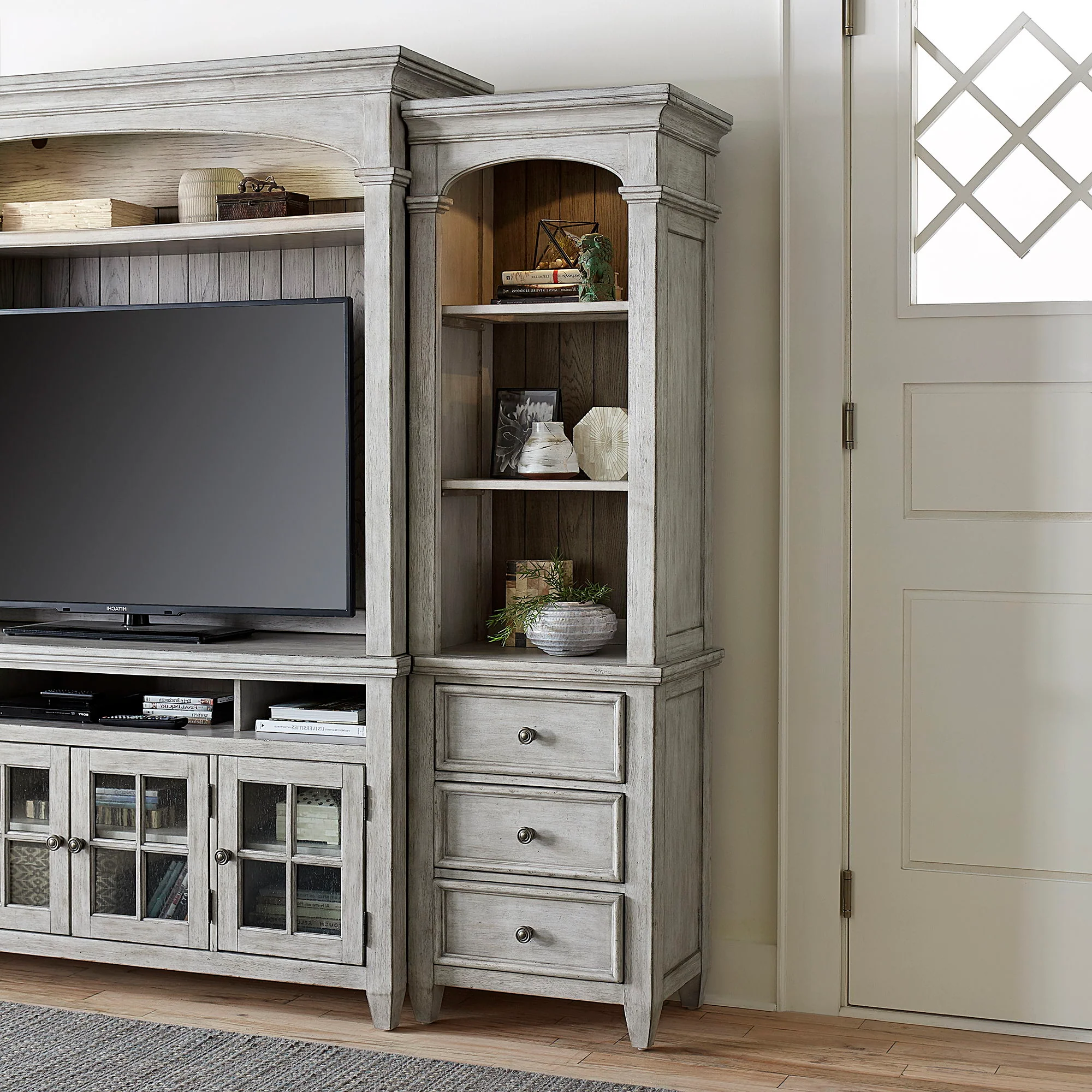 Heartland – Right Pier – Antique White / Tobacco Tops