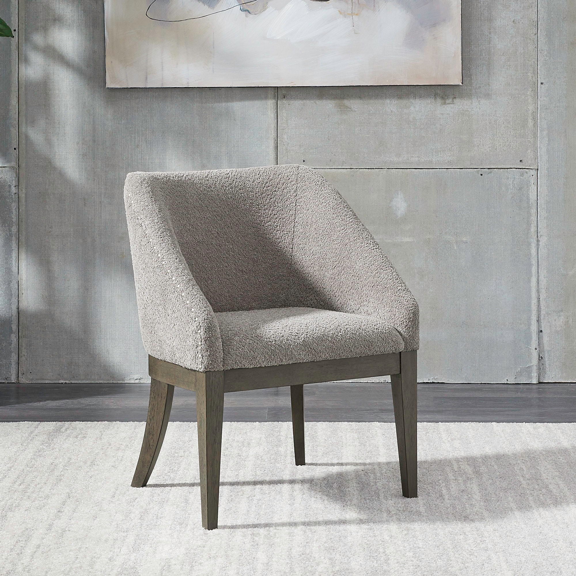 Cascade Falls - Upholstered Side Chair - Satin Espresso - Image 1