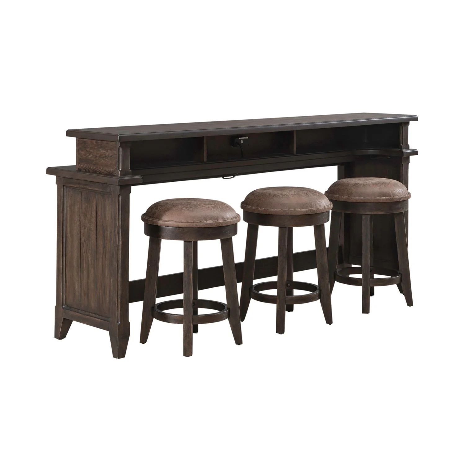 Paradise Valley - 4 Piece Living Room Set - Saddle Brown - Image 2