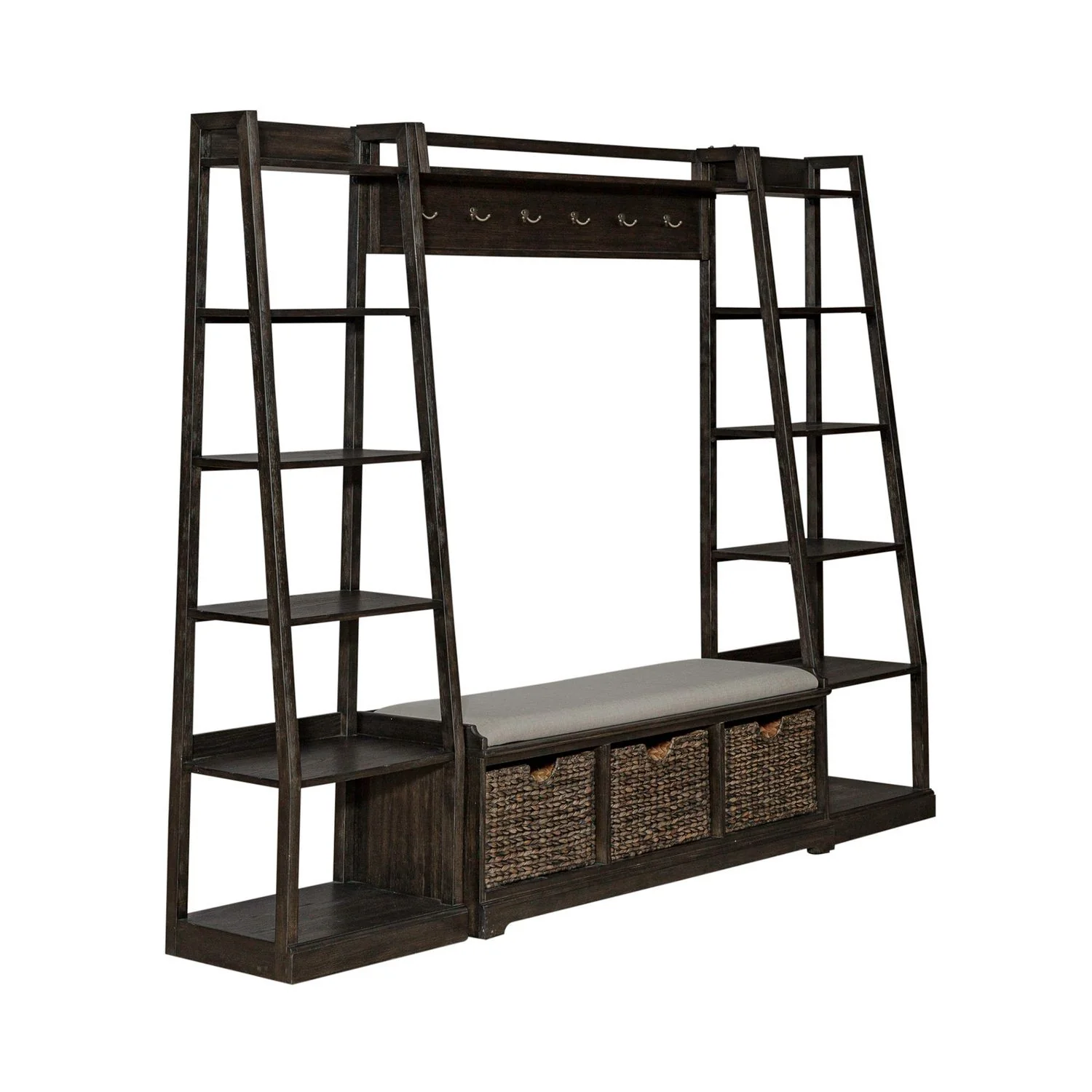Mill Creek - 3 Piece Wall Unit Set - Peppercorn - Image 3