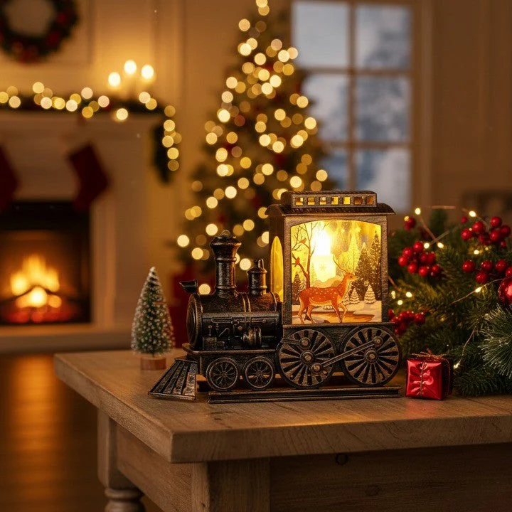 Winter Express Train LED Night Lamp - Image 2