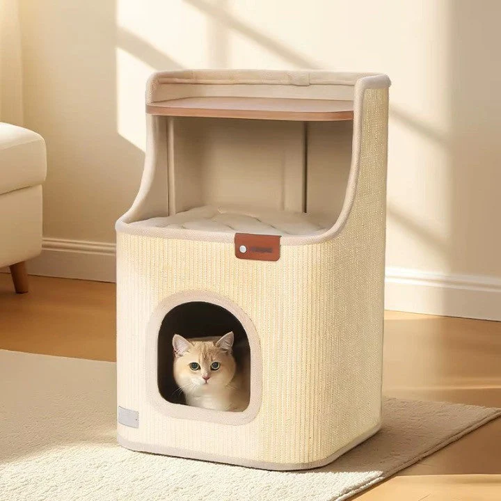 All-in-One Enclosed Cat House Side Table - Image 3