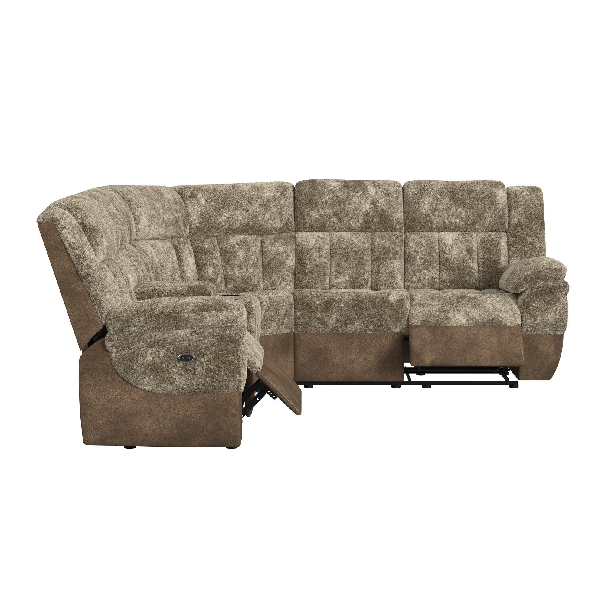 Santorini - RHF Power Motion Recliner - Dillon / Shire Cappuccino - Image 3