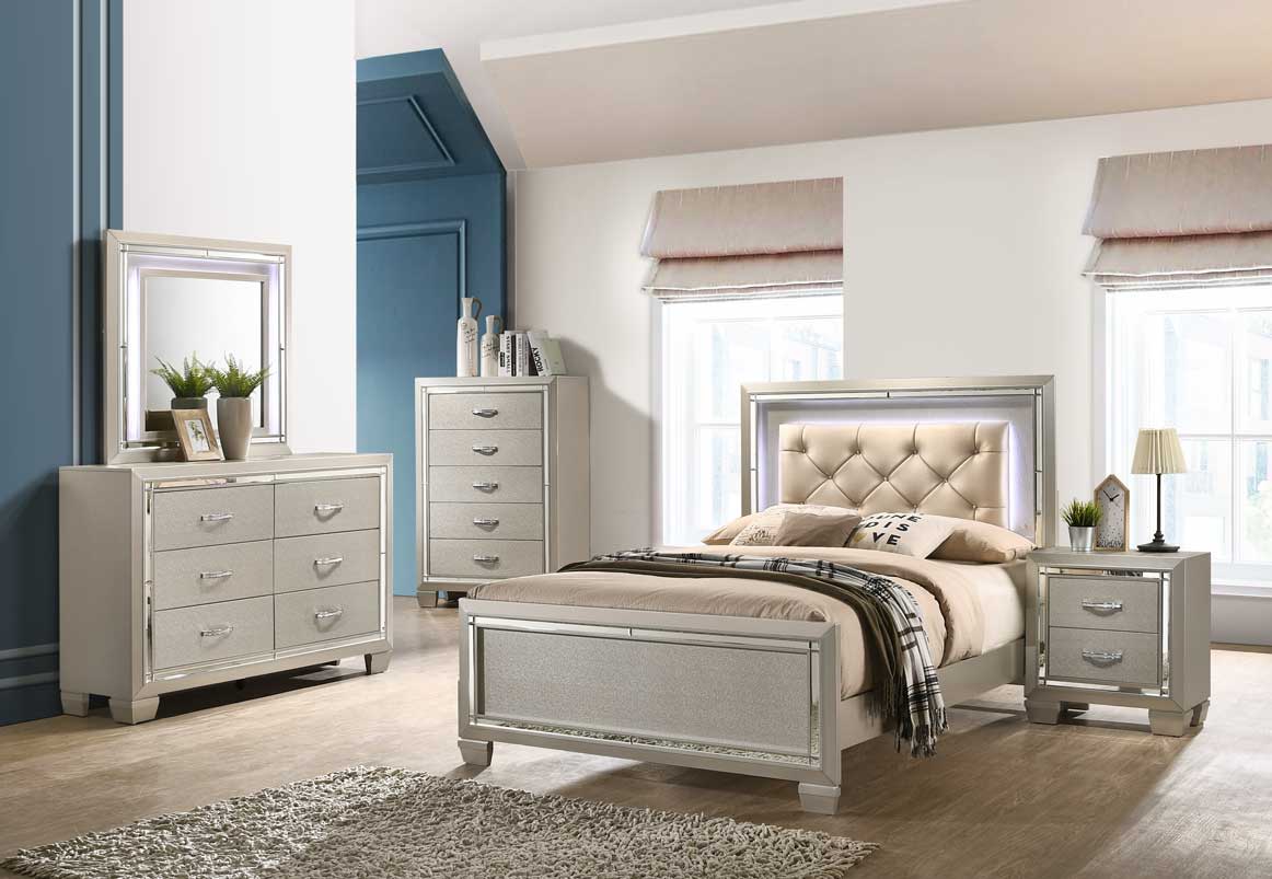 Platinum - Youth Platform Bedroom Set - Image 1