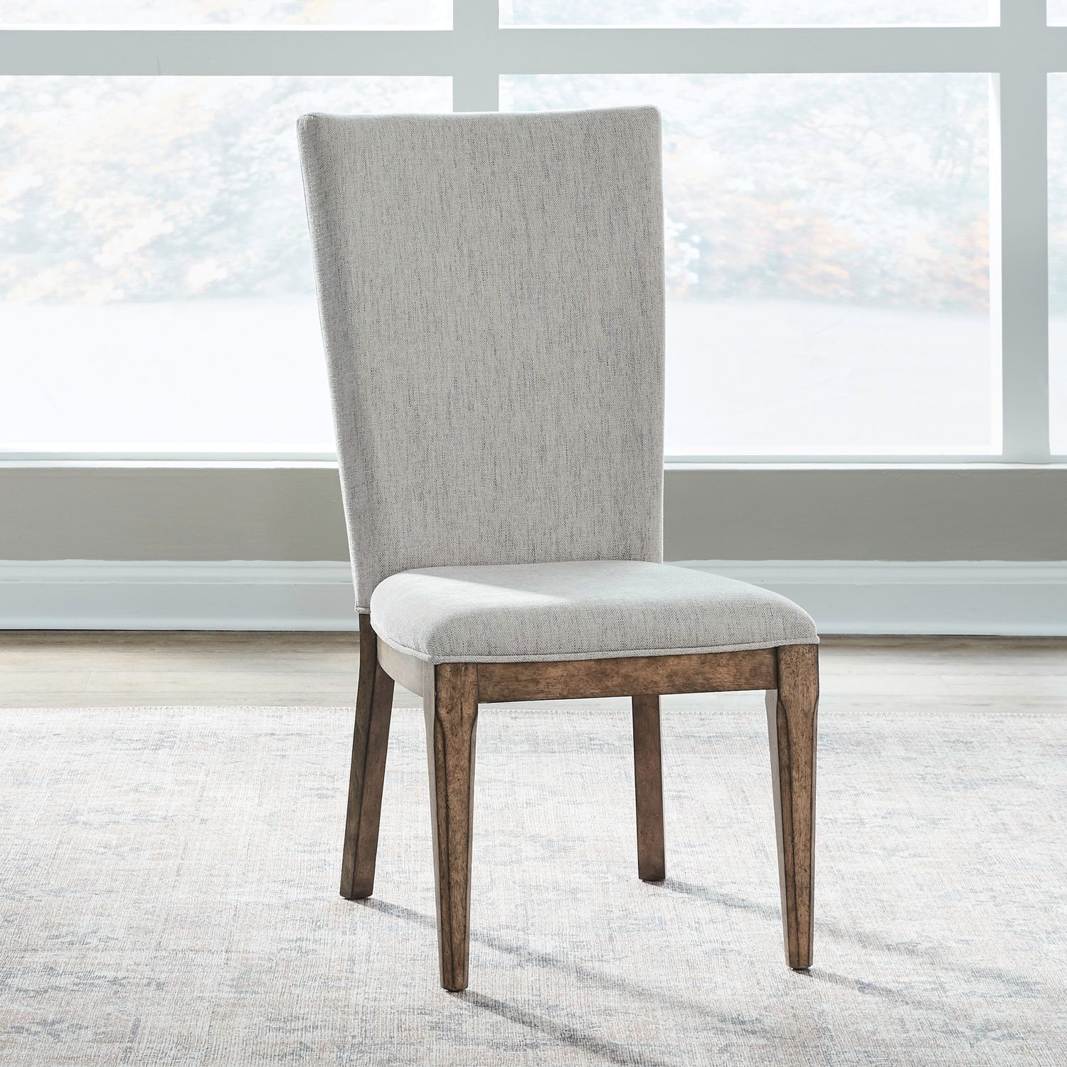 Carolina Park – Upholstered Side Chair – Amber Brown