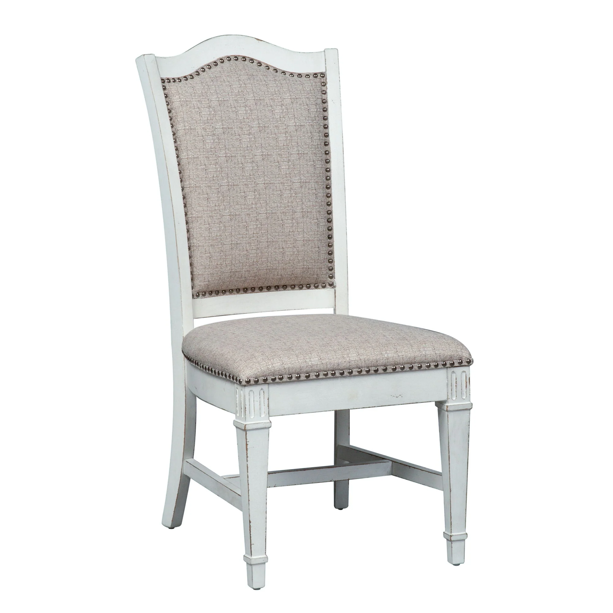 Abbey Park - Upholstered Side Chair - Antique White - Image 1