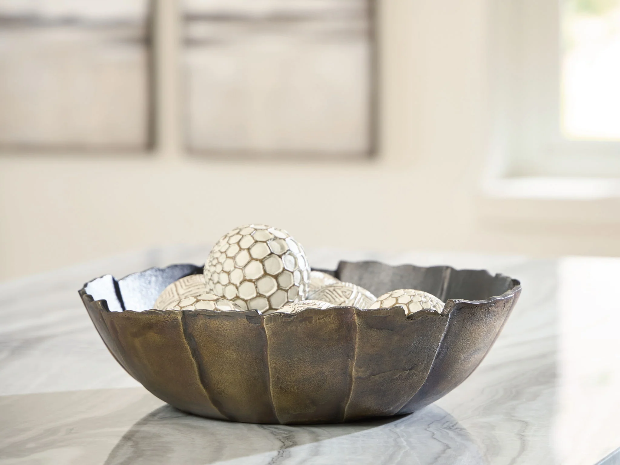 Aidman - Bowl - Black / Antique Gold Finish - Image 3