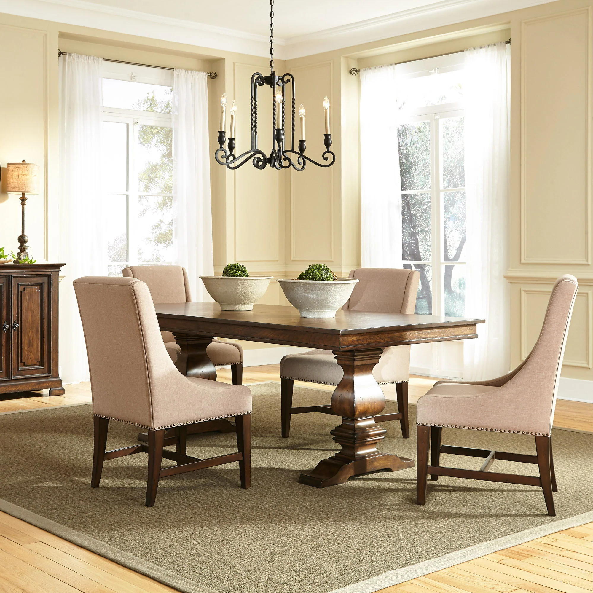 Armand - Trestle Table Set - Image 1