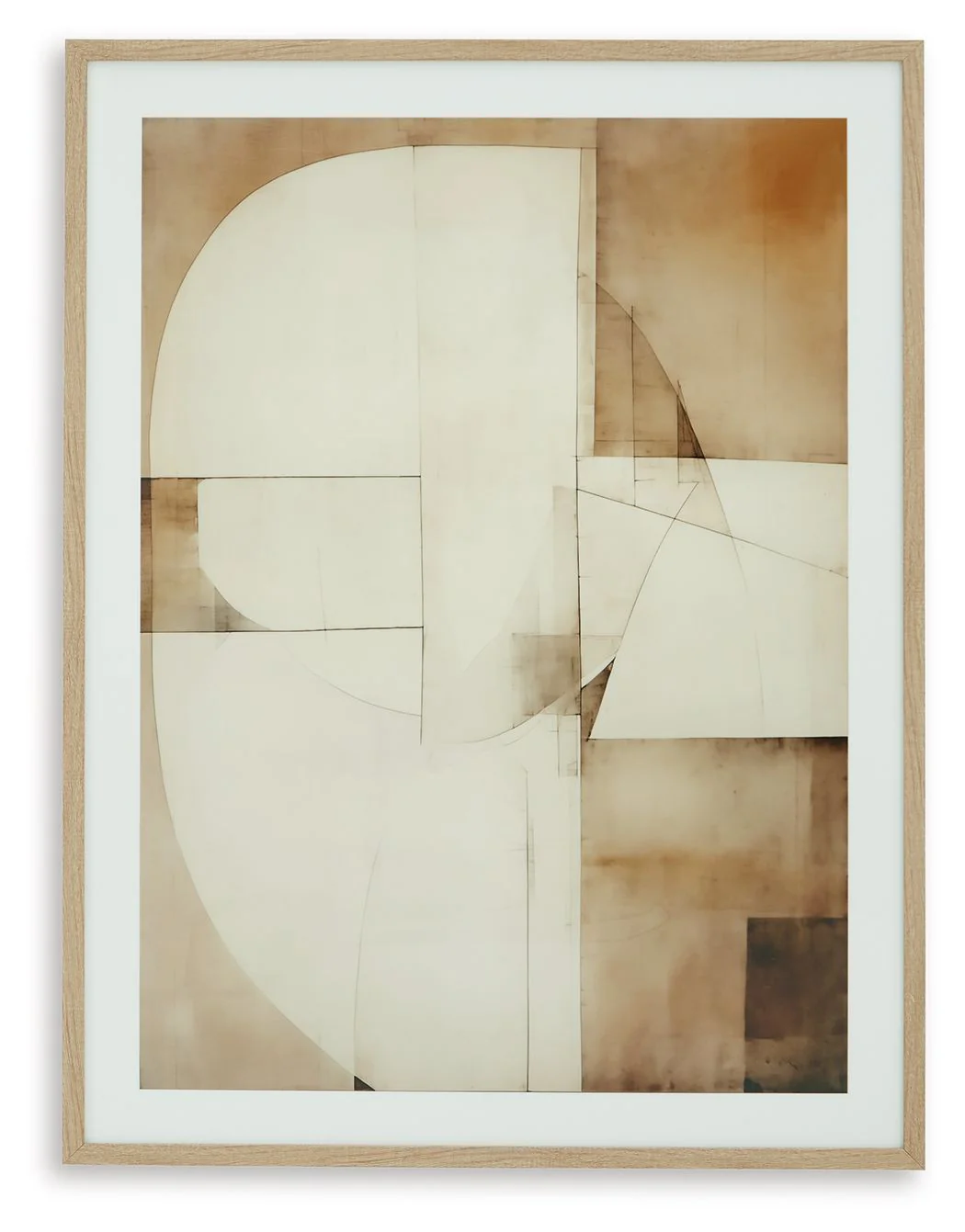 Corlain – Wall Art – Brown / Tan / White