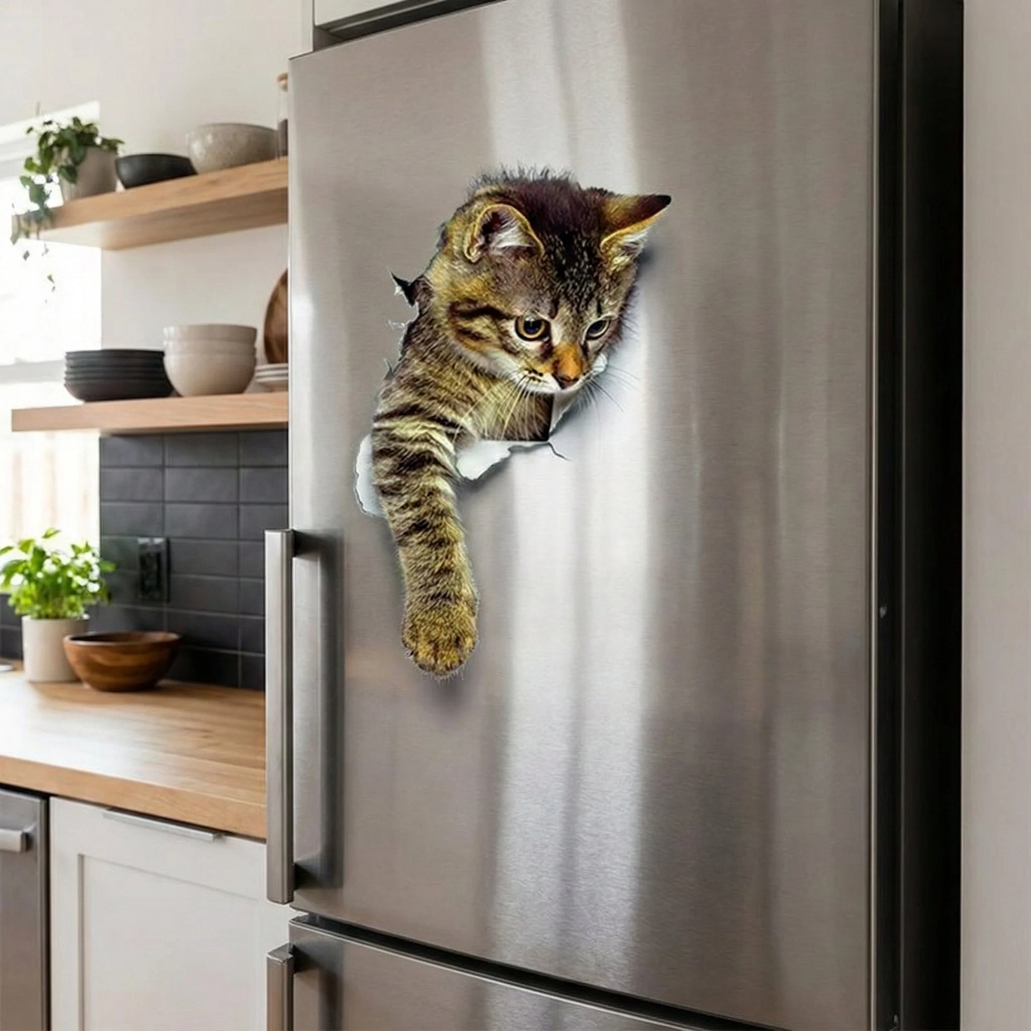 3D Toilet Protector Cat Sticker