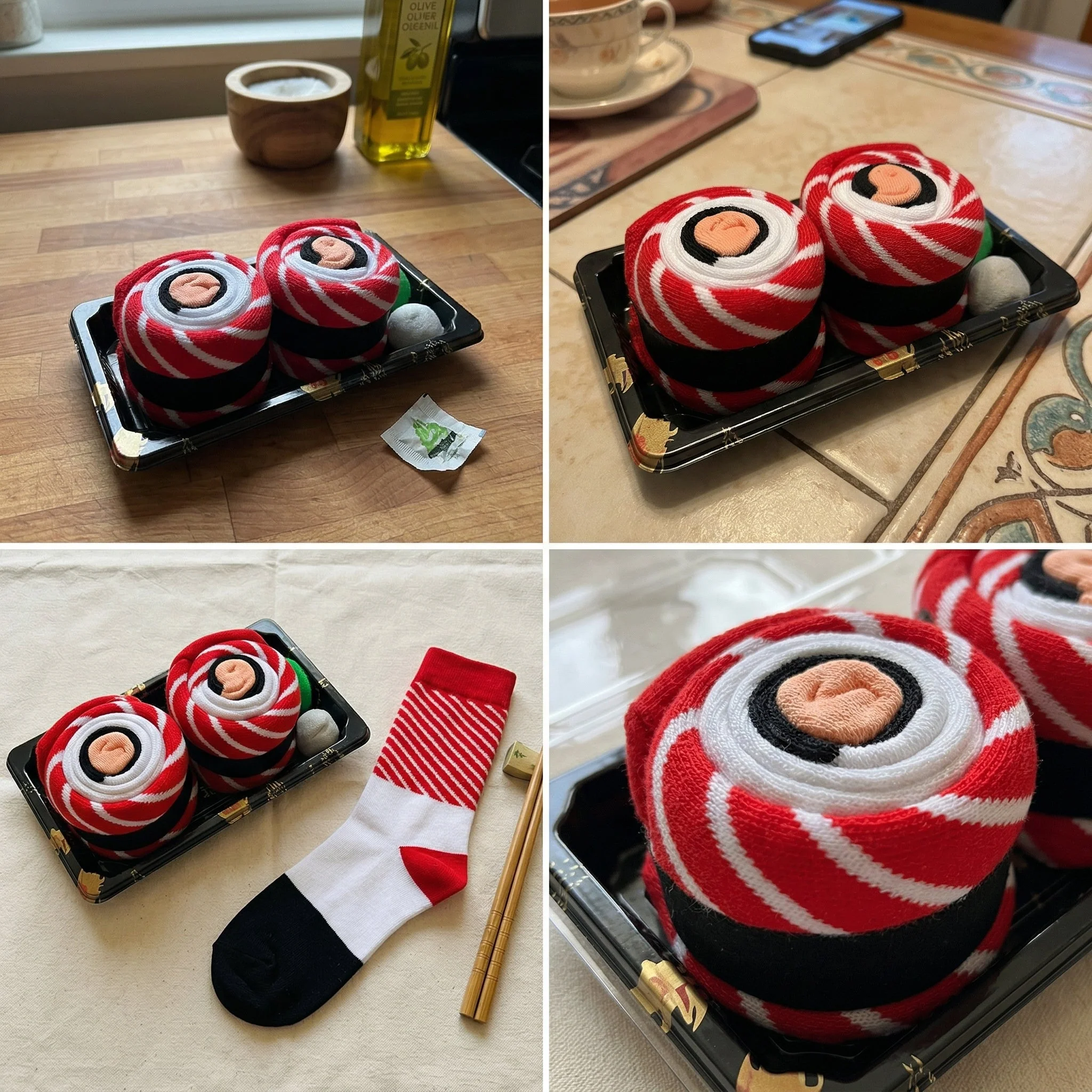 Japanese-Style Sushi Creative Socks - Image 2