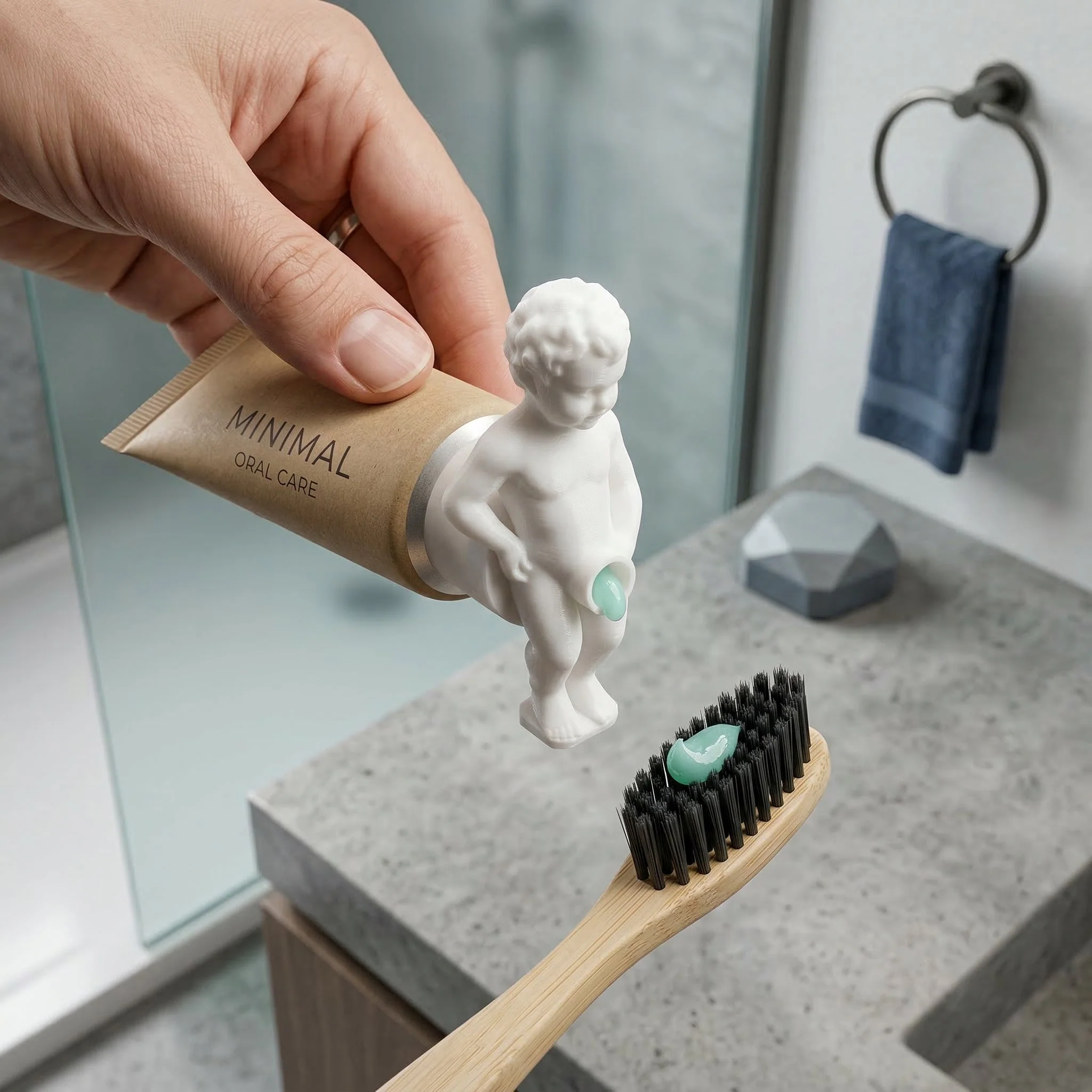 Mini Fairy Sculpture Toothpaste Dispenser - Image 3