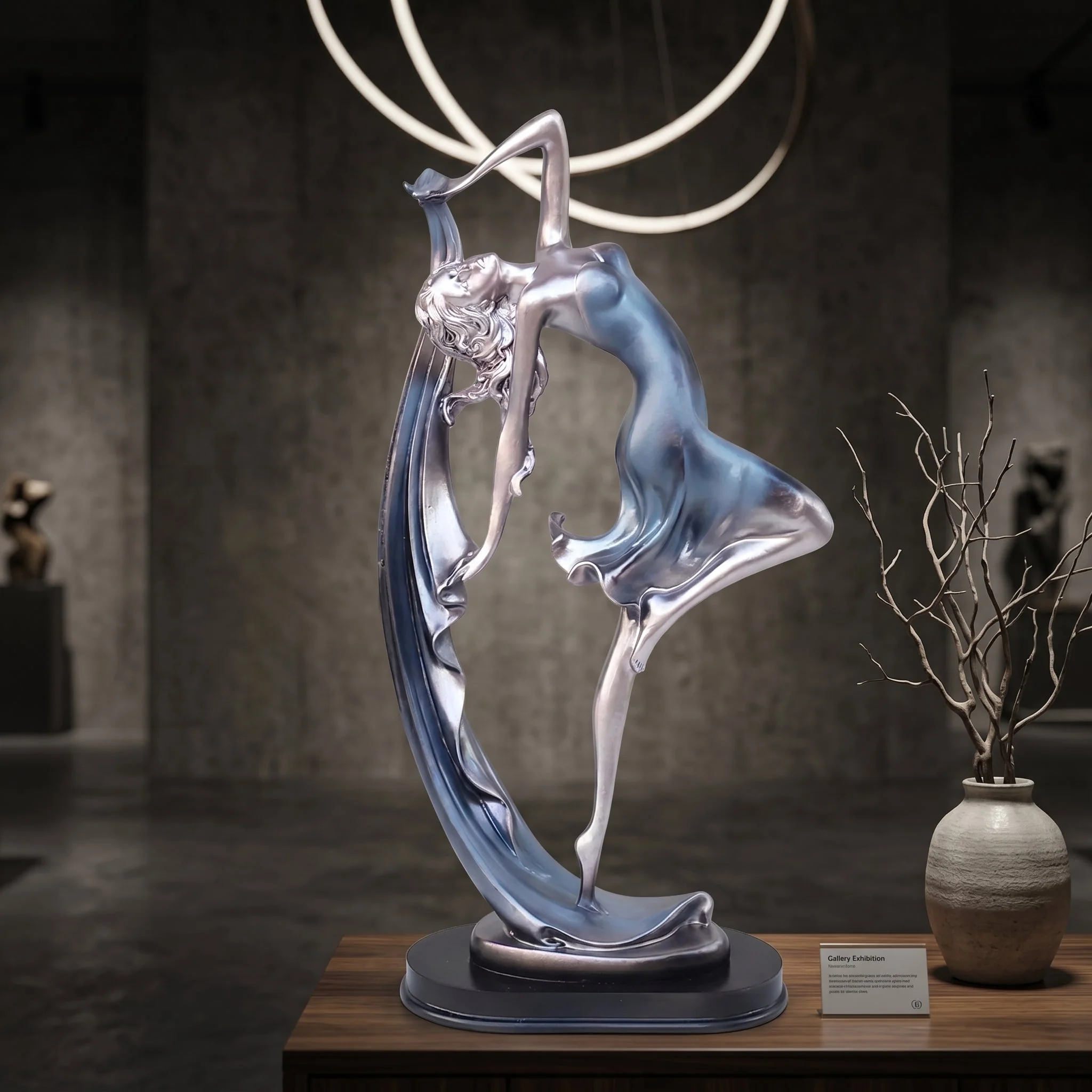 Ballet Dancer Statue Home Decor - Image 3