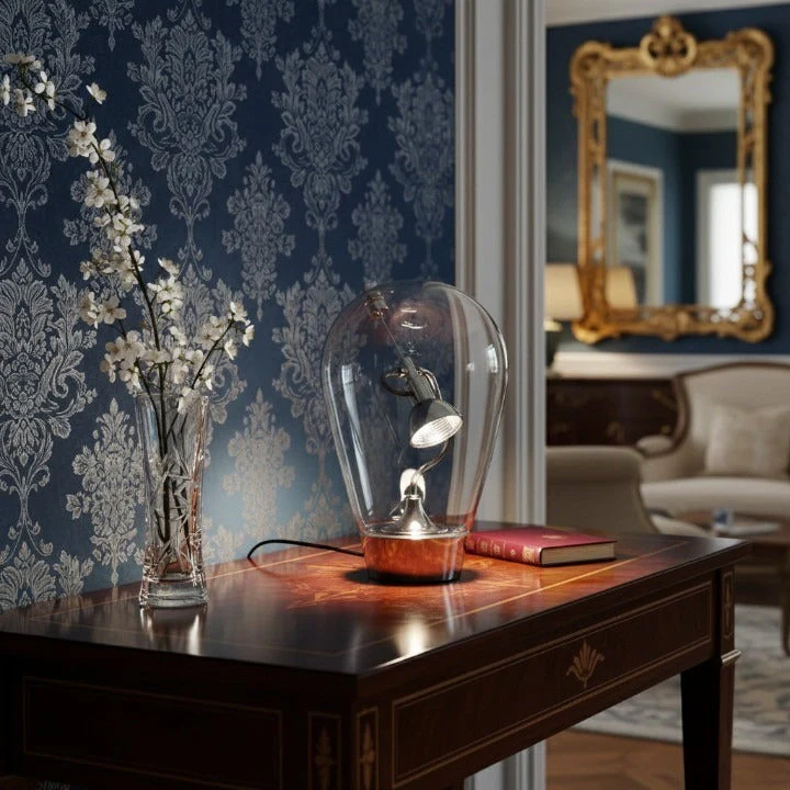 Glass Halo Sculptural Table Lamp - Image 3