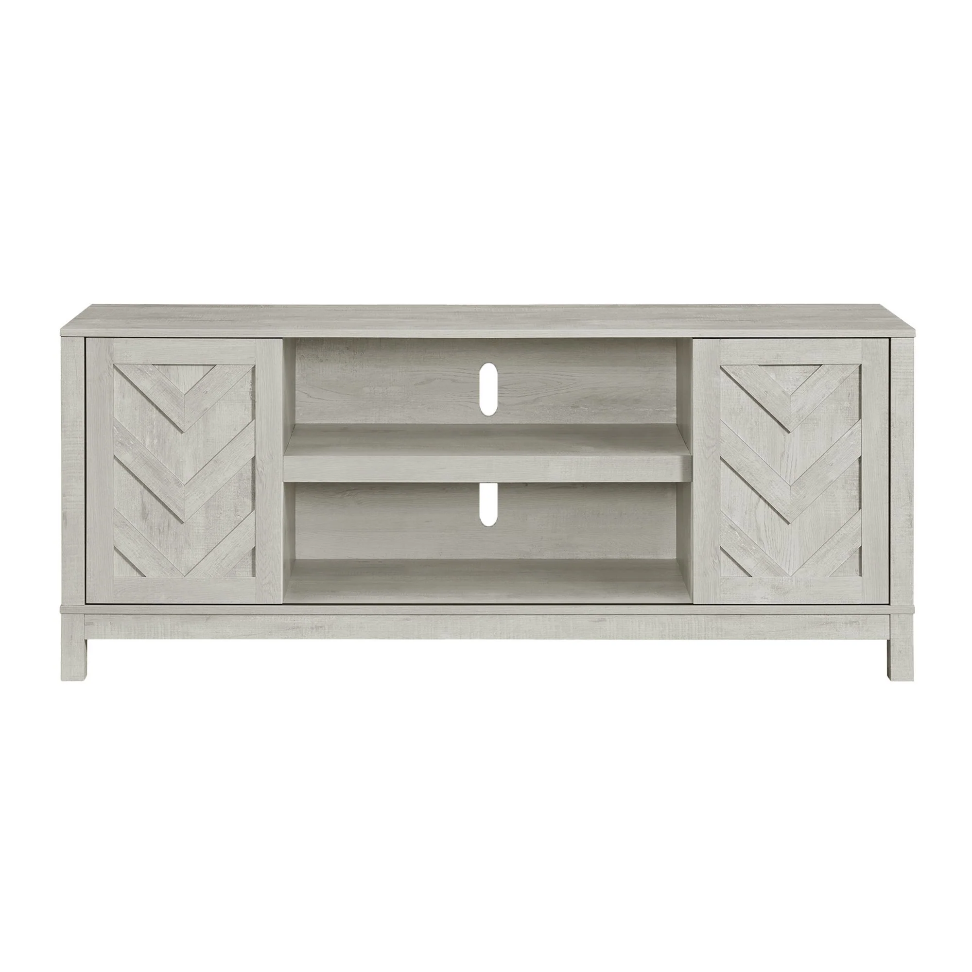 Eleanor - 70" TV Stand With Sliding Door - White - Image 2
