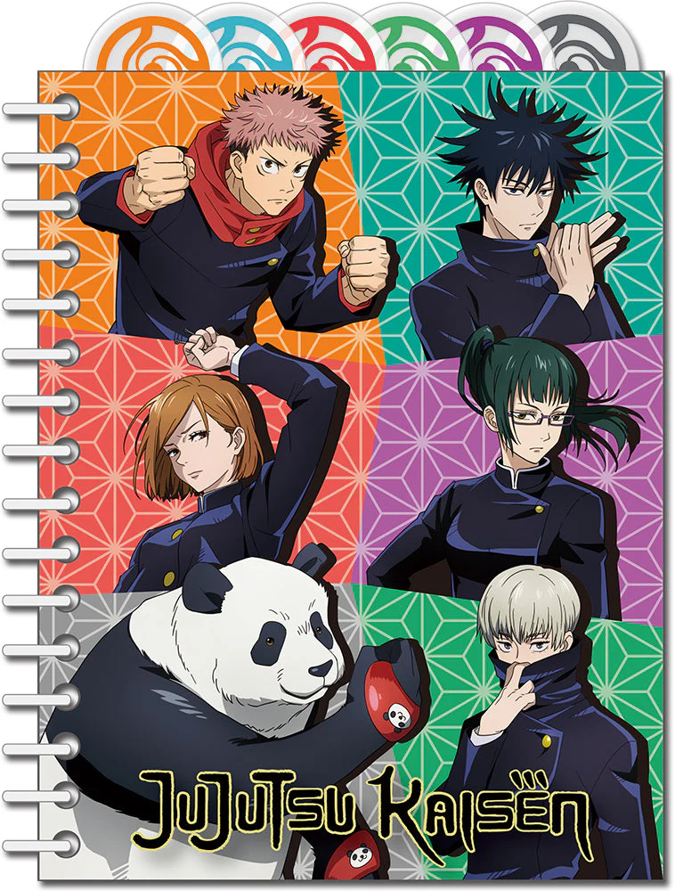 Jujutsu Kaisen - Character Group Tabbed Notebook Great Eastern Entertainment - Image 1
