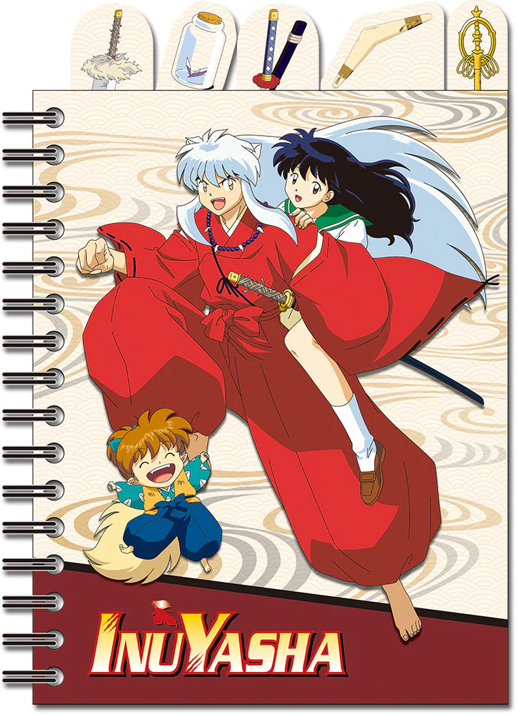 Inuyasha – Japanese Style Group Tabbed Notebook Great Eastern Entertainment