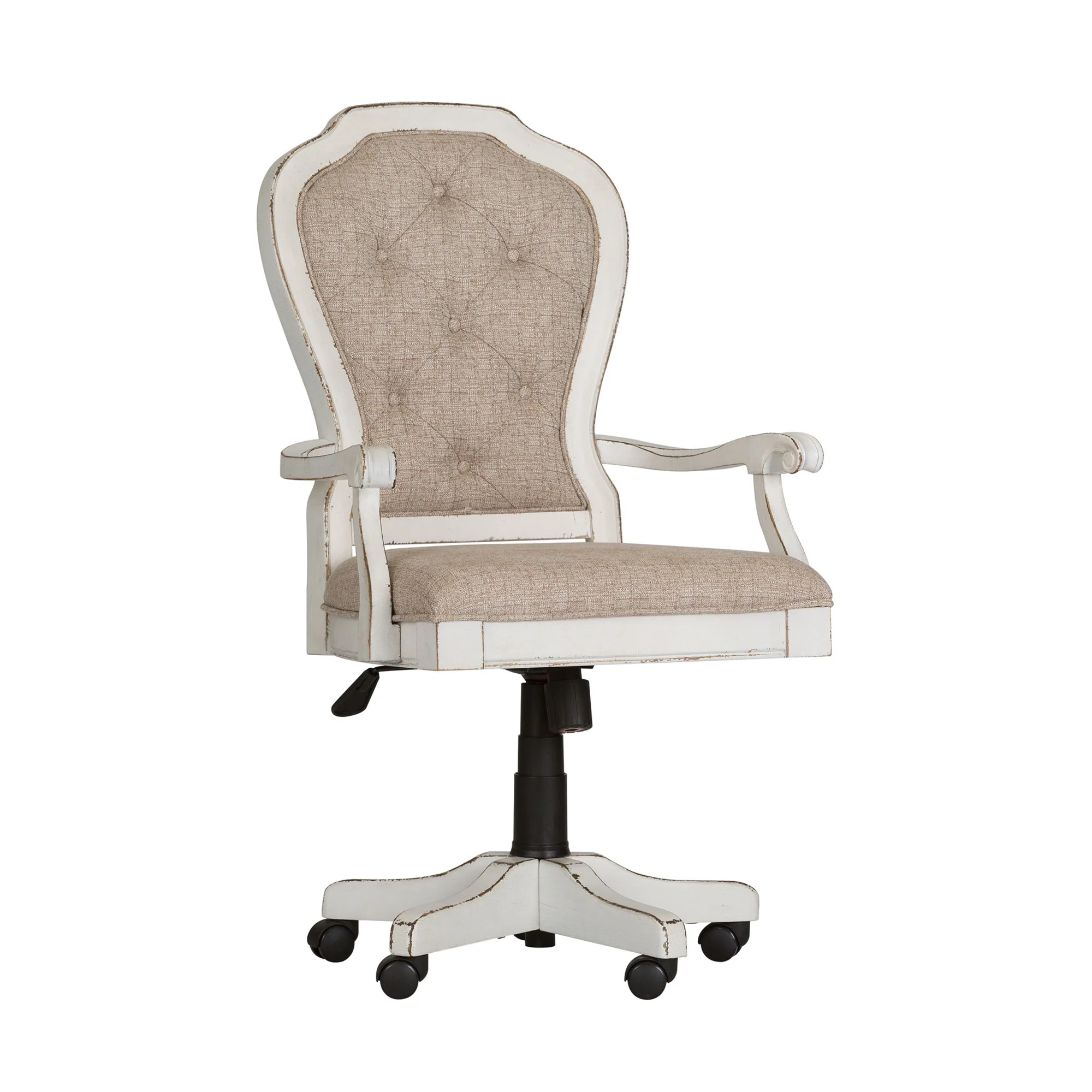 Magnolia Manor - Jr Executive Desk Chair - Antique White - Image 3