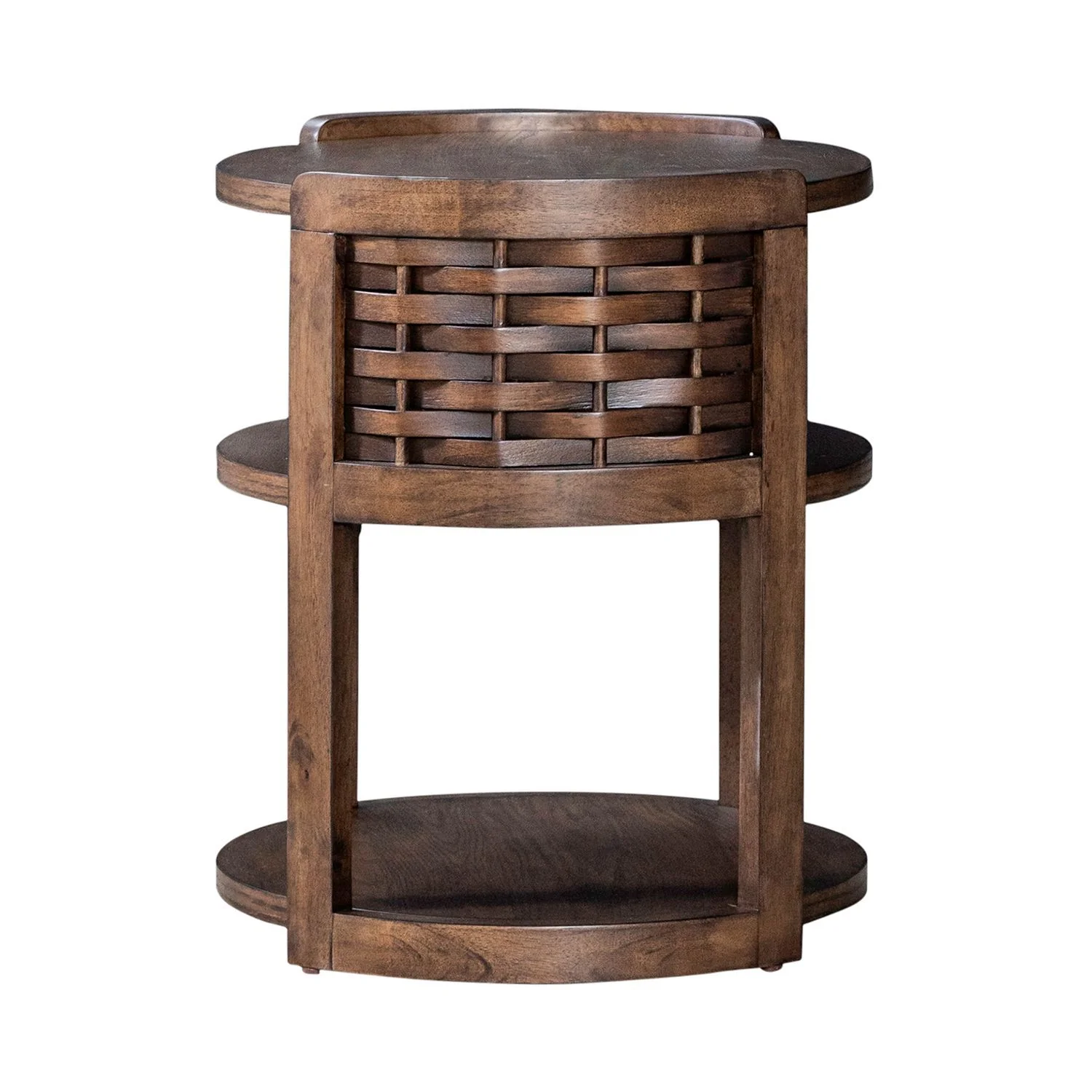 Warren Park - Round End Table - Coffee Brown - Image 3