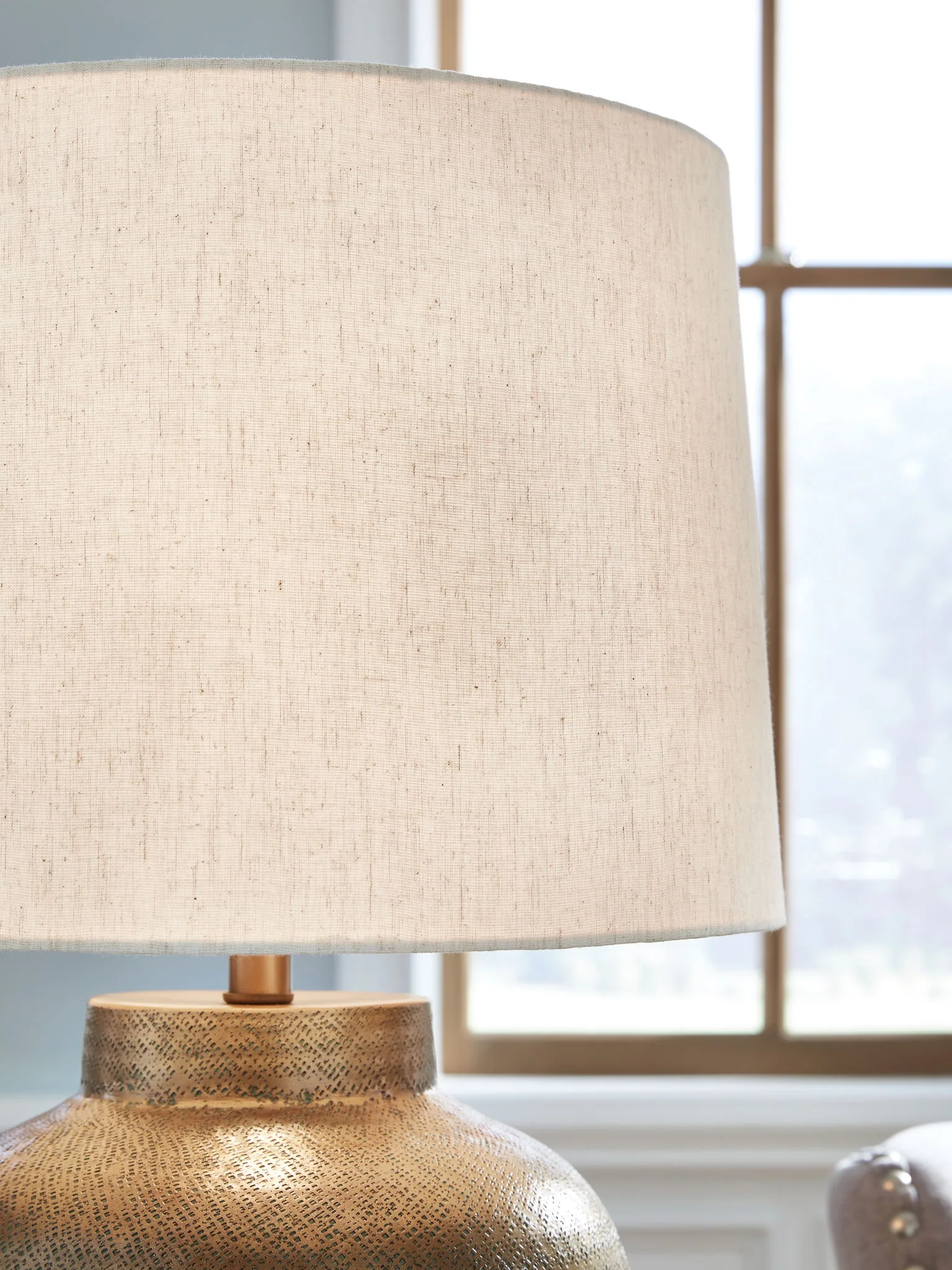 Madney - Metal Table Lamp - Antique Gold Finish - Image 3