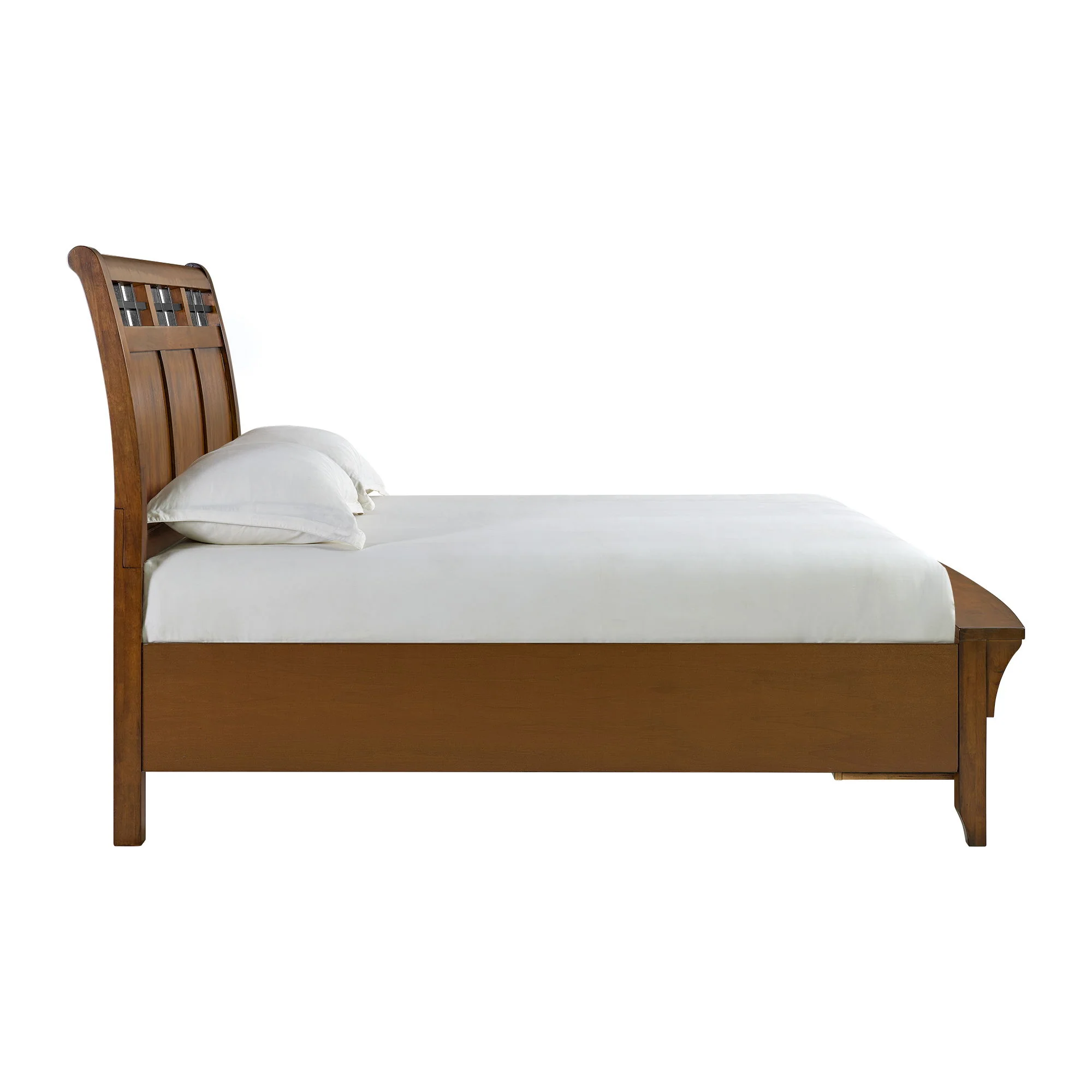Gage - Queen / King Rails - Chestnut - Image 2