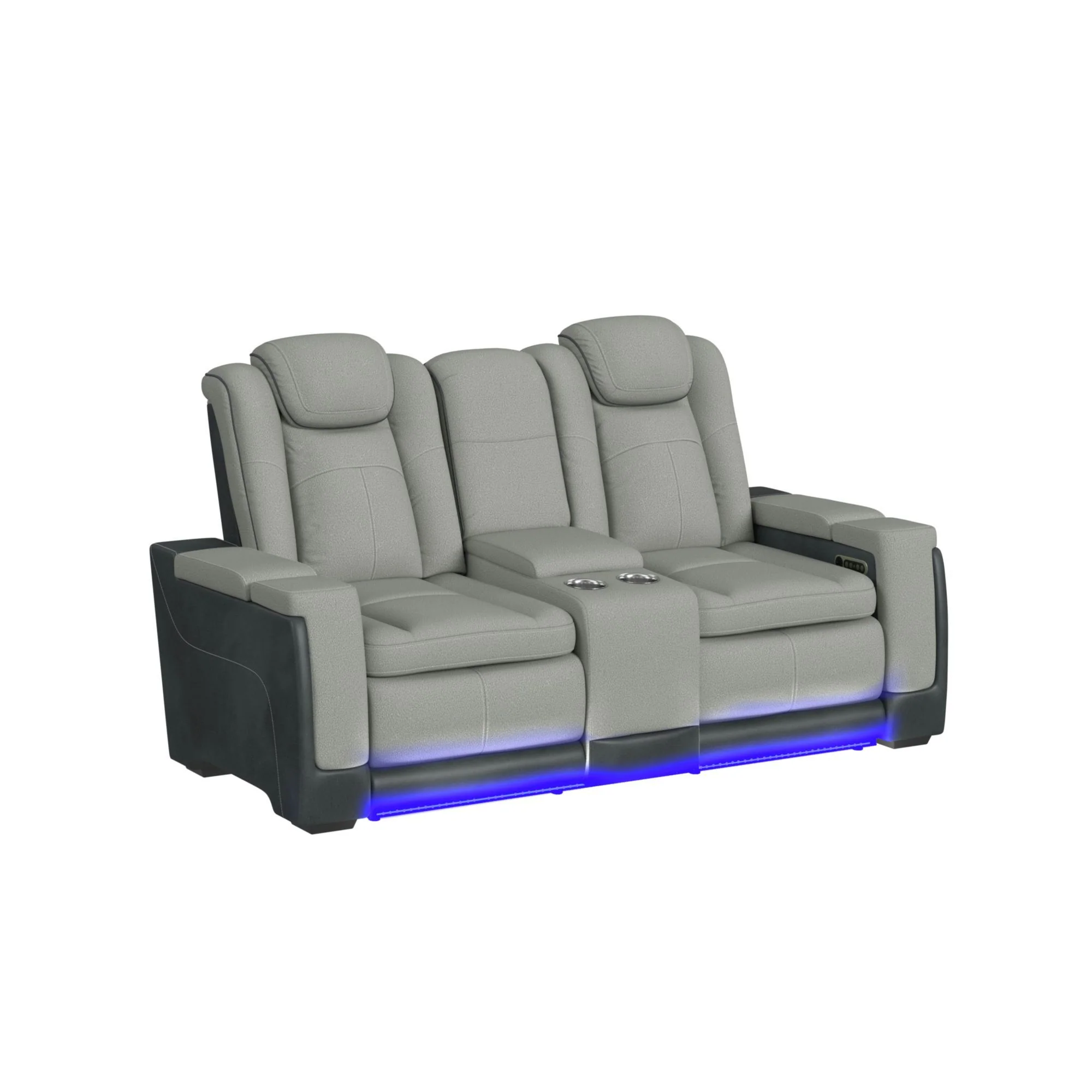 Lantana - Power Motion Loveseat With Power Headrest, LED, And Console - Image 2