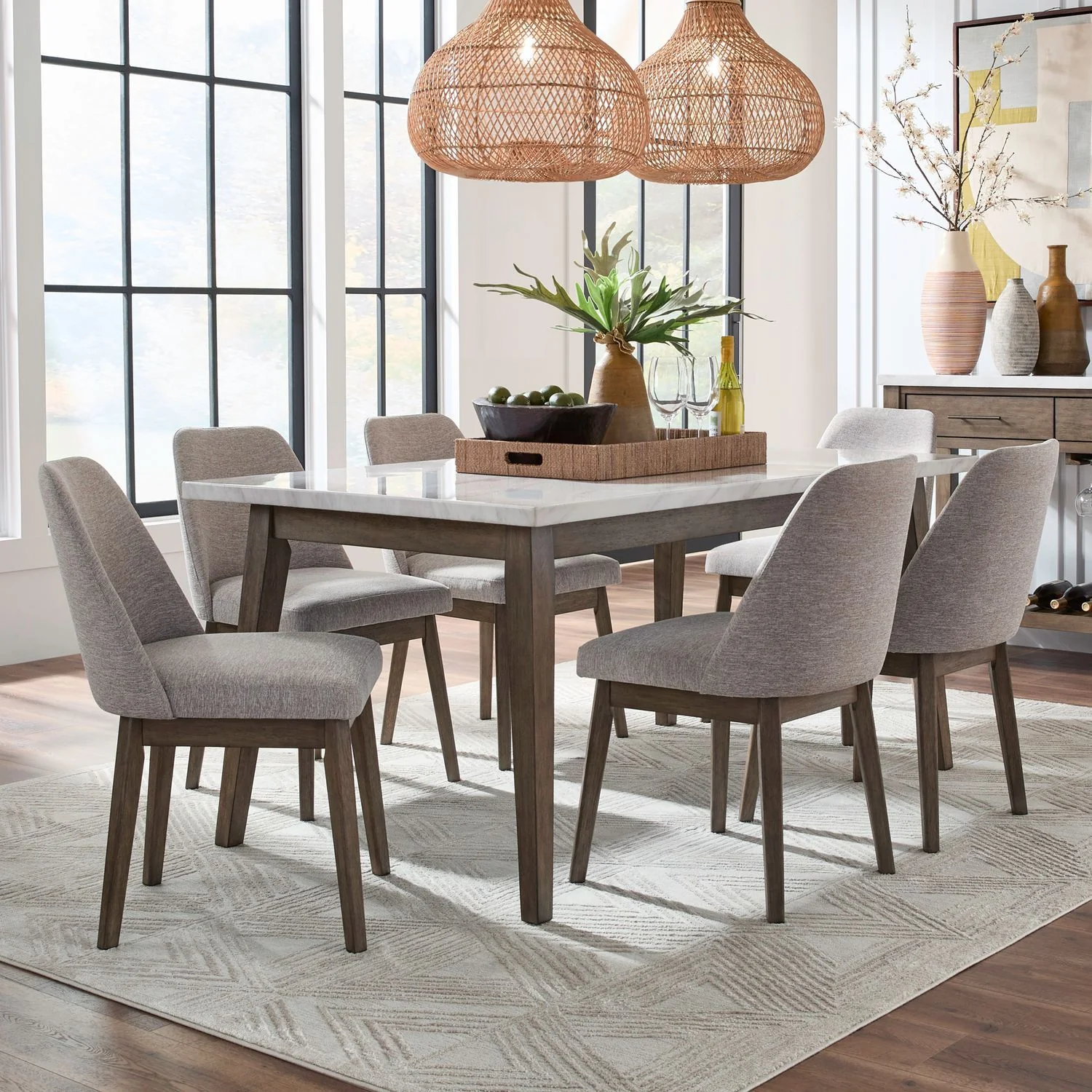 Edison - Rectangular Table Set - Image 2