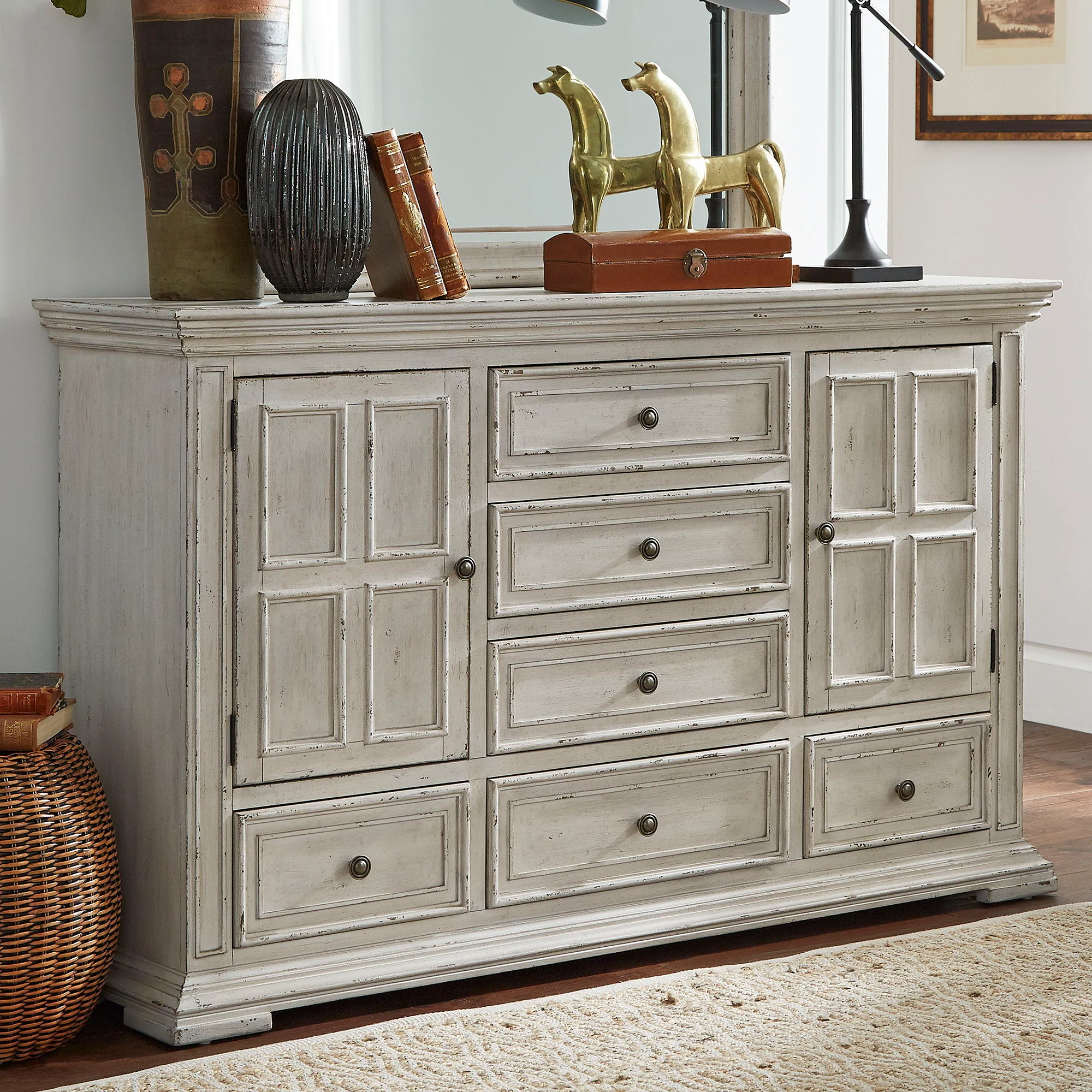 Big Valley - 2 Door 6 Drawer Dresser - Image 3