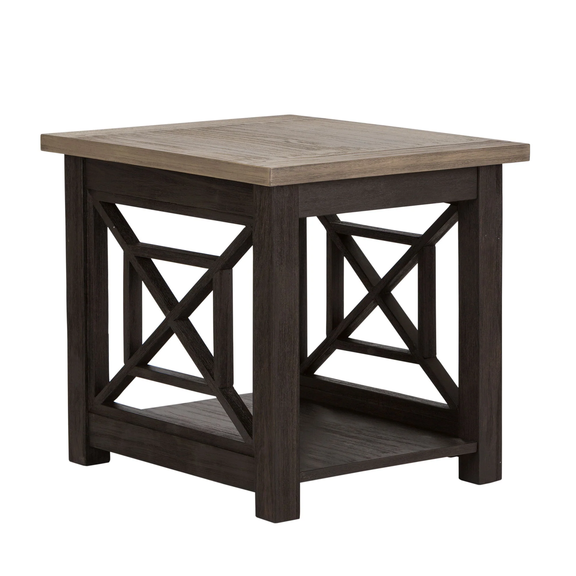 Heatherbrook - End Table - Charcoal & Ash - Image 2