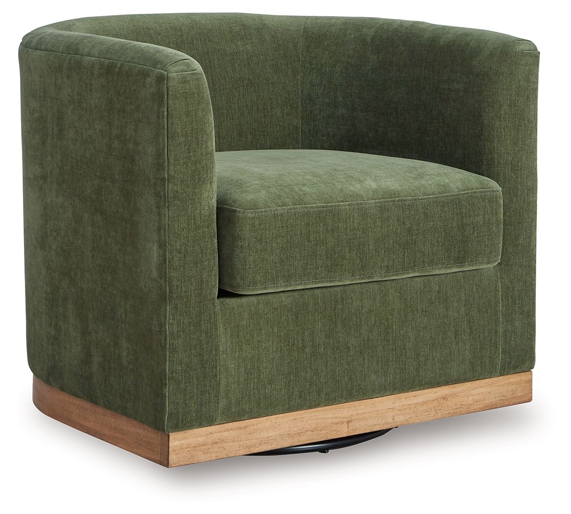 Jersonlow – Swivel Chair – Forest Green