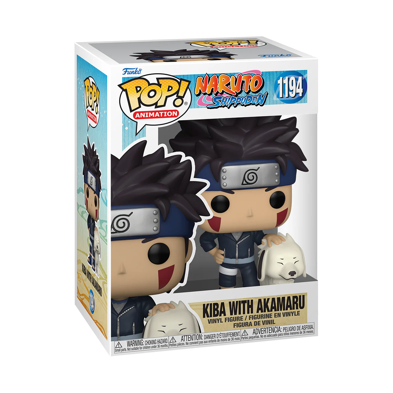 Funko Pop! & Buddy Animation: Naruto Shippuden - Kiba with Akamaru #1194 - Image 2
