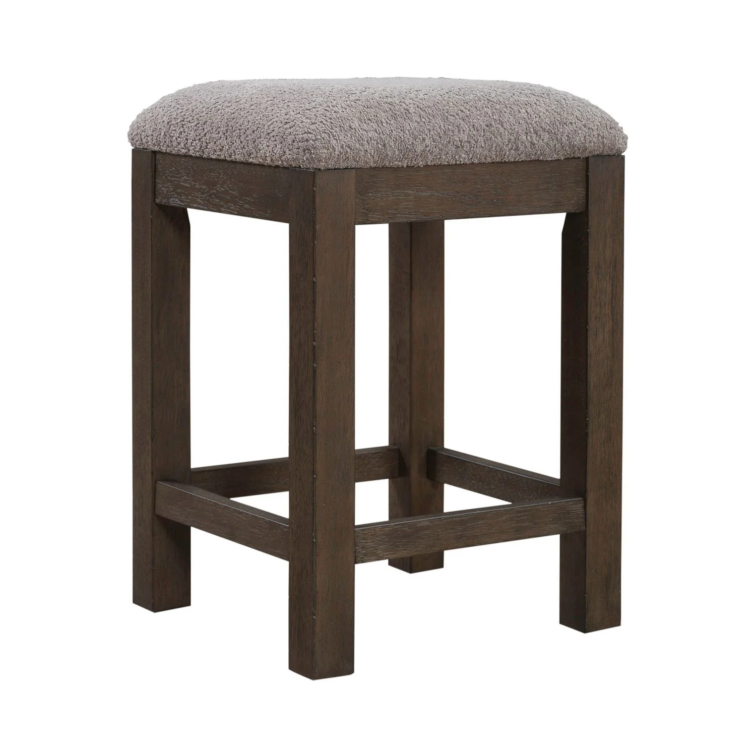 Cascade Falls - Upholstered Console Stool - Satin Espresso - Image 2