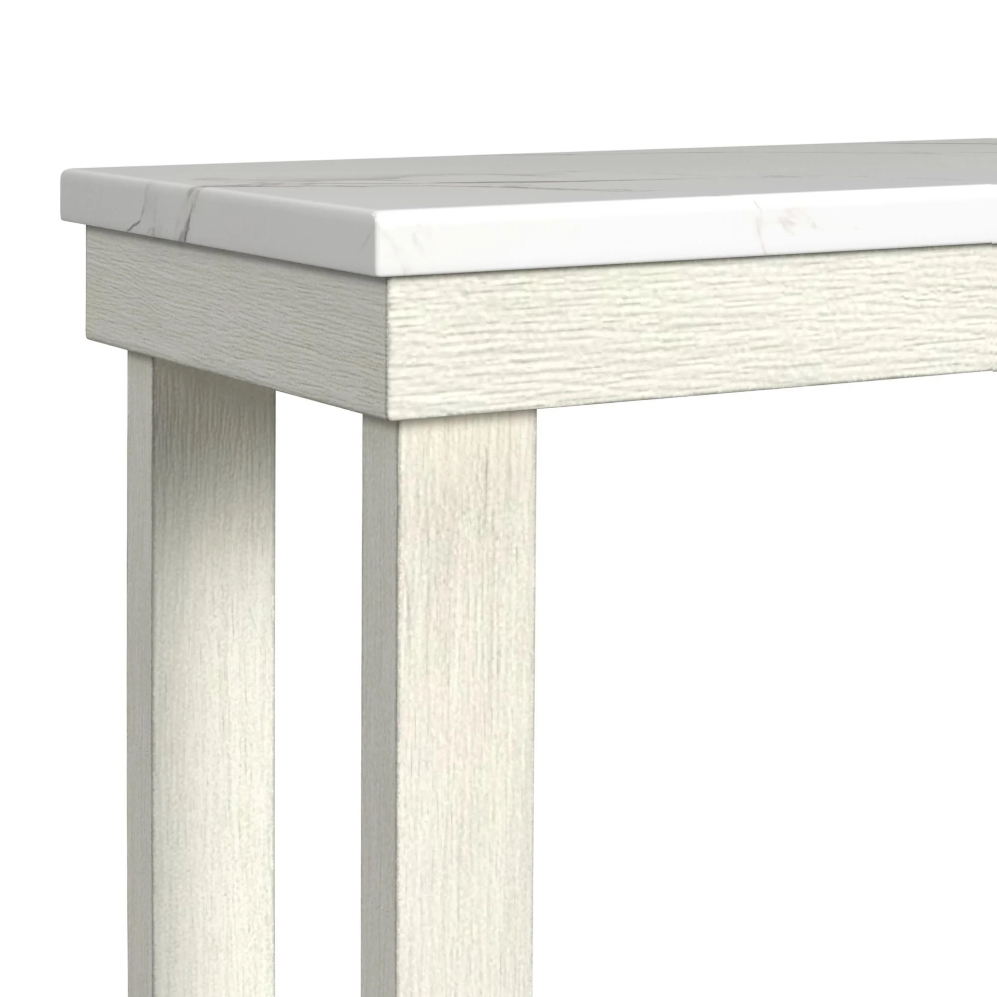 Catilin - Sofa Table - Brushed White - Image 2
